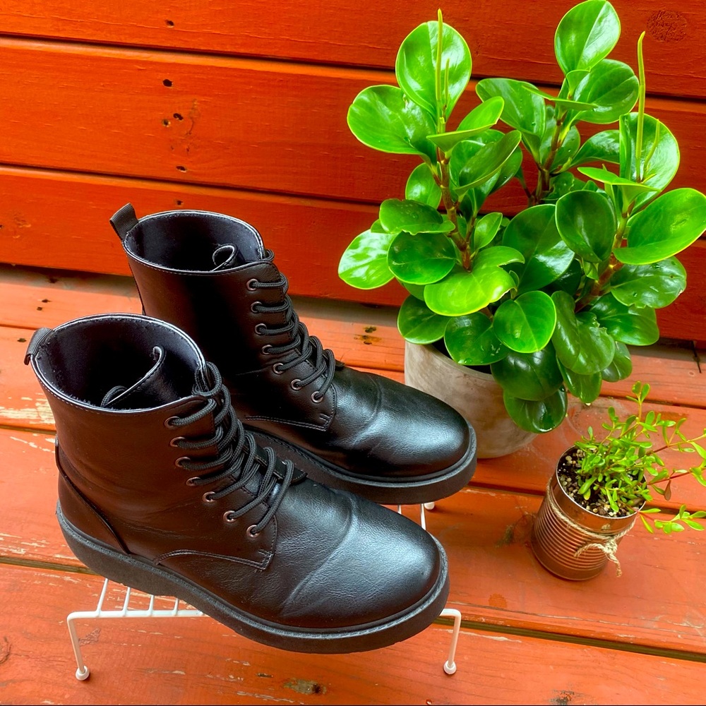 Black Combat Boots